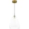 Quoizel Aero Mid Pendant 1 Light Aged Brass PCAER1511AB - alternate 1